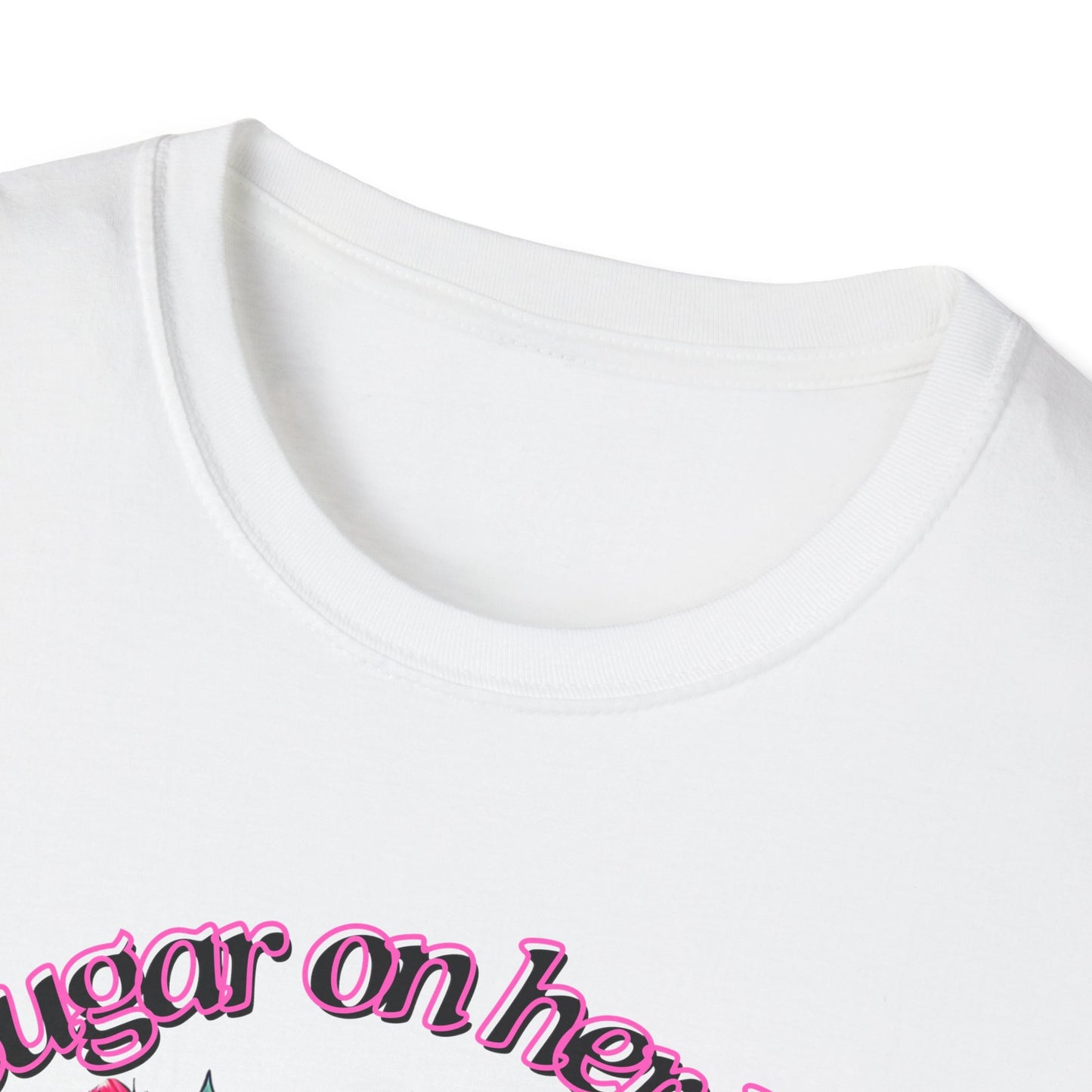 Sugar on her lips | Adult Clothes | Teen Shirt | Cool Shirt | Trending | Birthday Gift | Unisex Softstyle T-Shirt