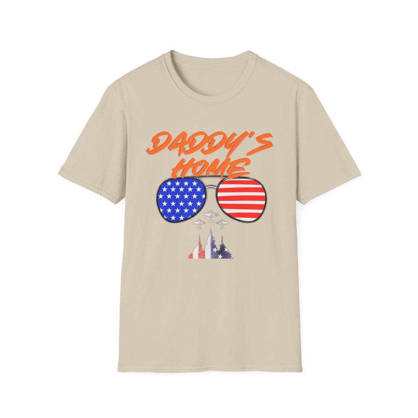 President of America | Daddy's Home | Cool Shirt | Fashion | Trending | Dad Shirt | Birthday Gift | Unisex Softstyle T-Shirt