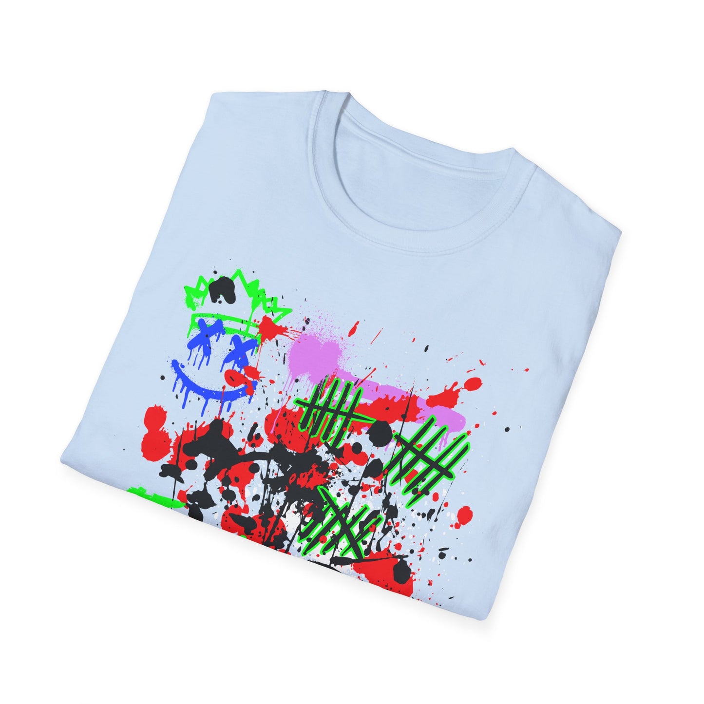 FUN Graffiti Shirt | Adult Shirt | Teen Clothes | Cool Shirt | Funny Fashion | Trending | Birthday Gift | Unisex Softstyle T-Shirt