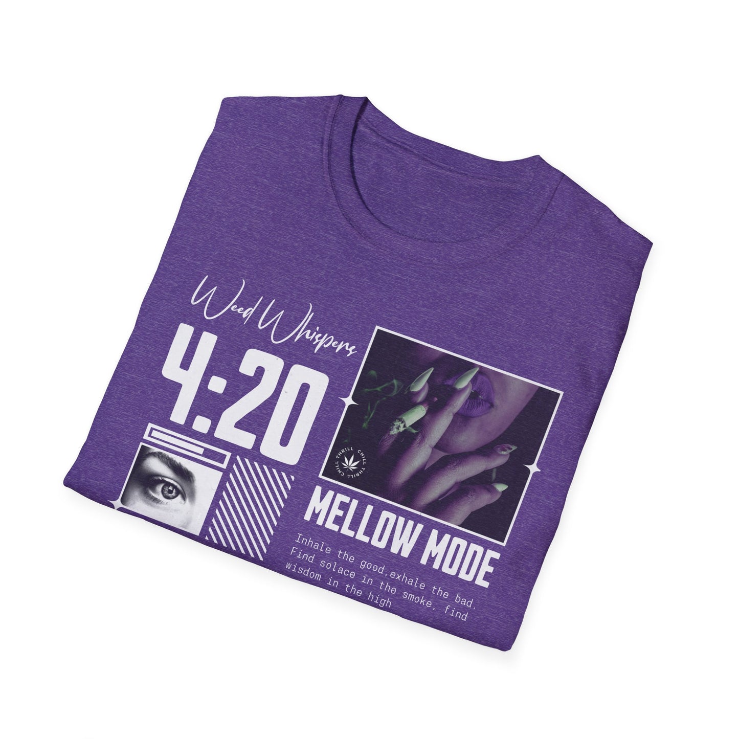 Mellow Mood | Adult Clothes | 420 | Trending | Birthday Gift | Softstyle Tshirt