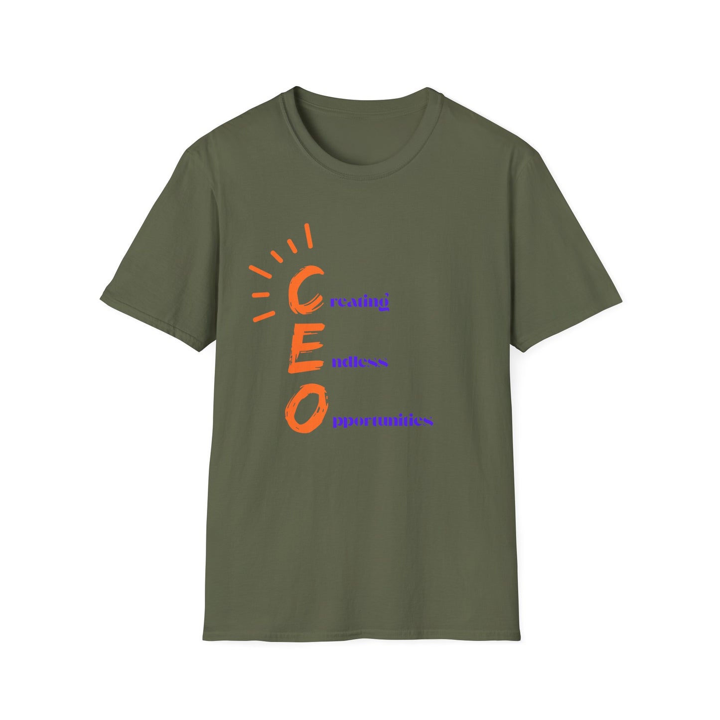 CEO | Colorful Shirt | Cool Shirt | Fashion | Trending | Cool Design | Birthday Gift | Unisex Softstyle T-Shirt