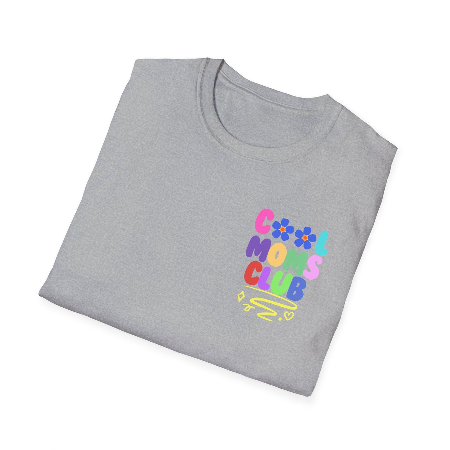 Cool Moms Club | Funny Mom Shirt | Adult Clothes | Humor Shirt | Trending | Birthday Gift | Unisex Softstyle T-Shirt