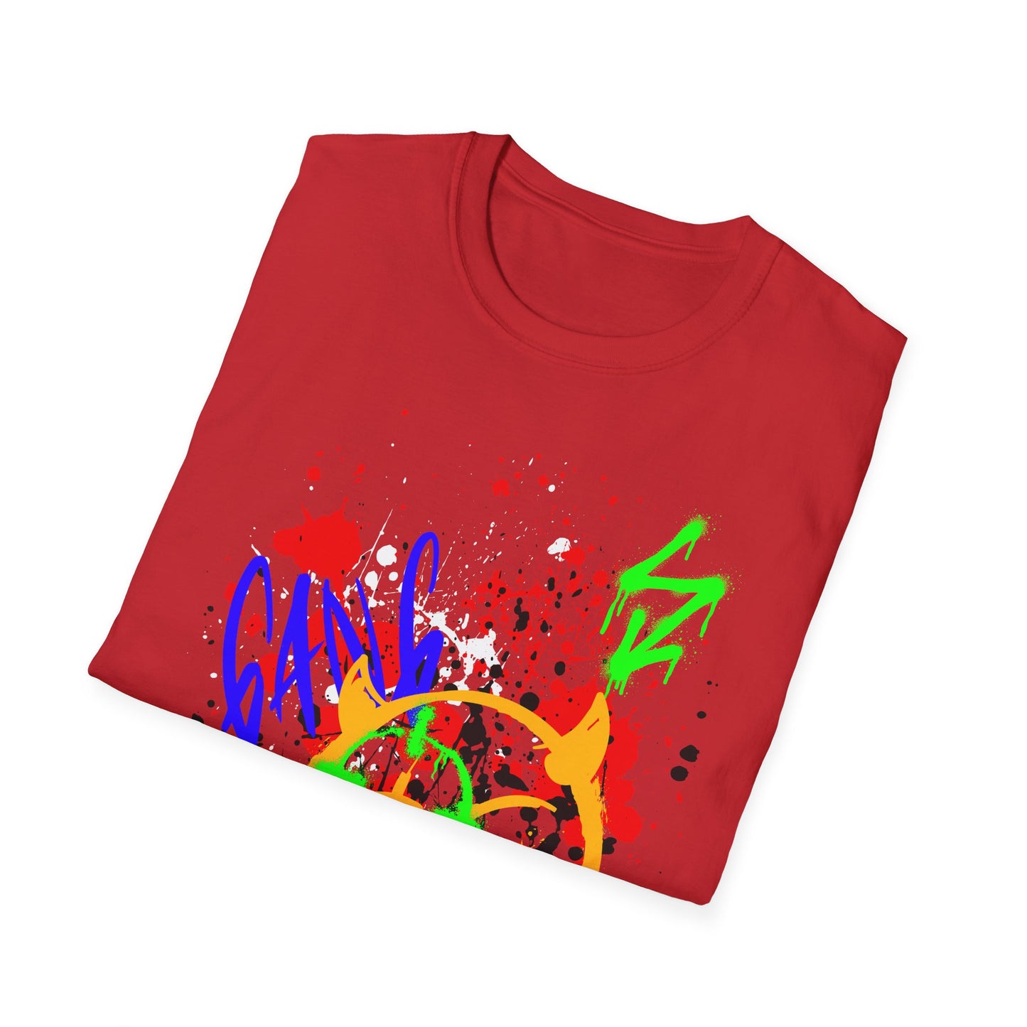 Graffiti Bullseye Shirt | Colorful Shirt | Cool Teen Shirt | Fashion | Trending | Dope Design | Birthday Gift | Unisex Softstyle T-Shirt