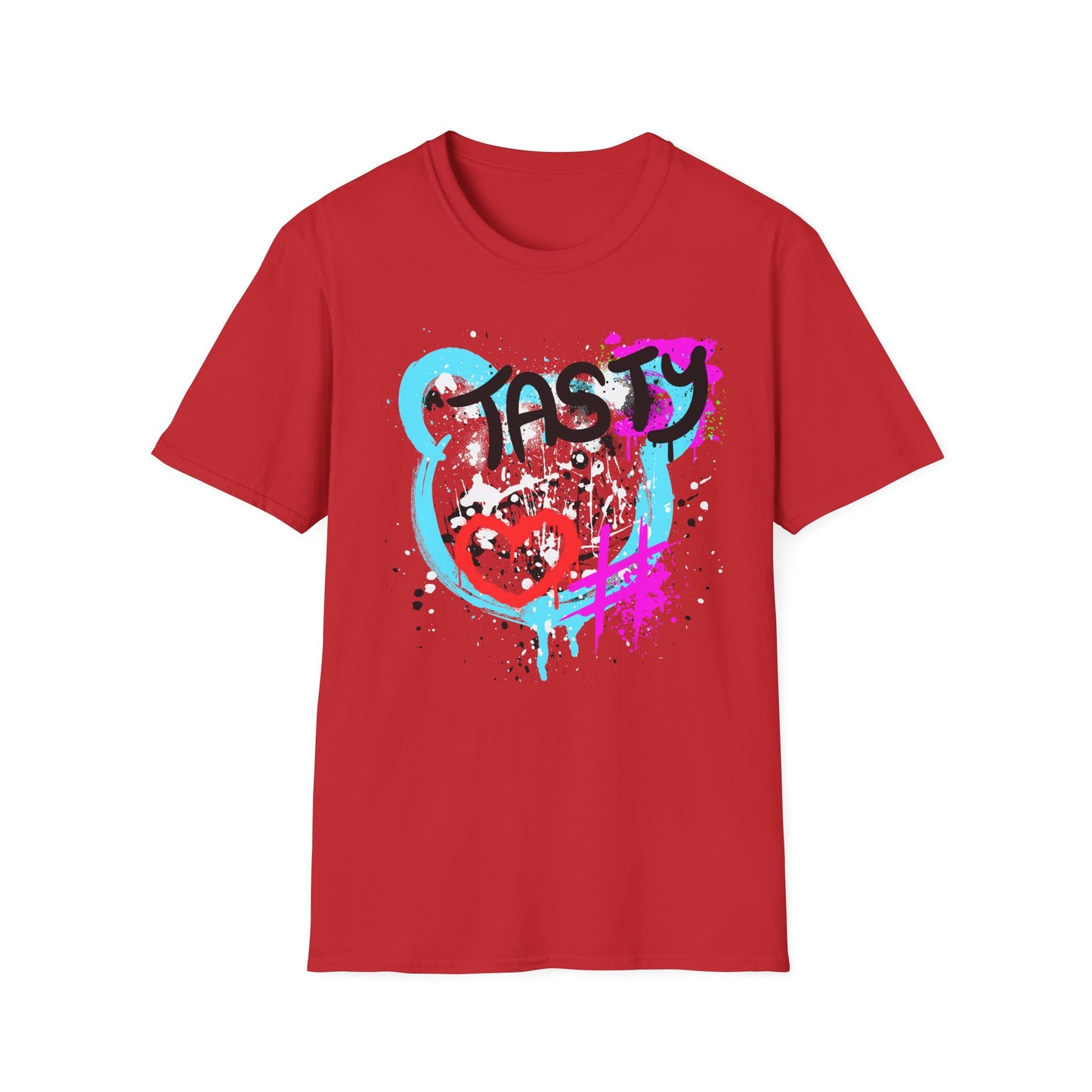 Tasty Graffiti Shirt | Colorful Shirt | Cool Teen Shirt | Fashion | Trending | Dope Design | Birthday Gift | Unisex Softstyle T-Shirt