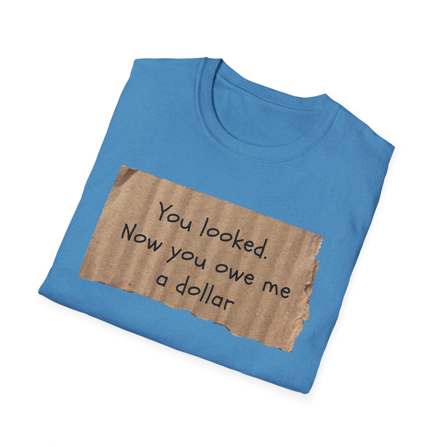 You Looked | Funny Adult Shirt | Teen Clothes | Humor Shirt | Trending | Birthday Gift | Unisex Softstyle T-Shirt