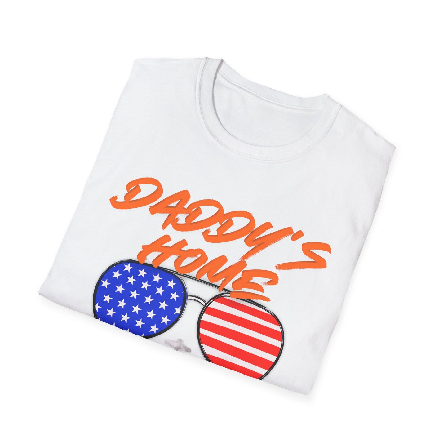 President of America | Daddy's Home | Cool Shirt | Fashion | Trending | Dad Shirt | Birthday Gift | Unisex Softstyle T-Shirt