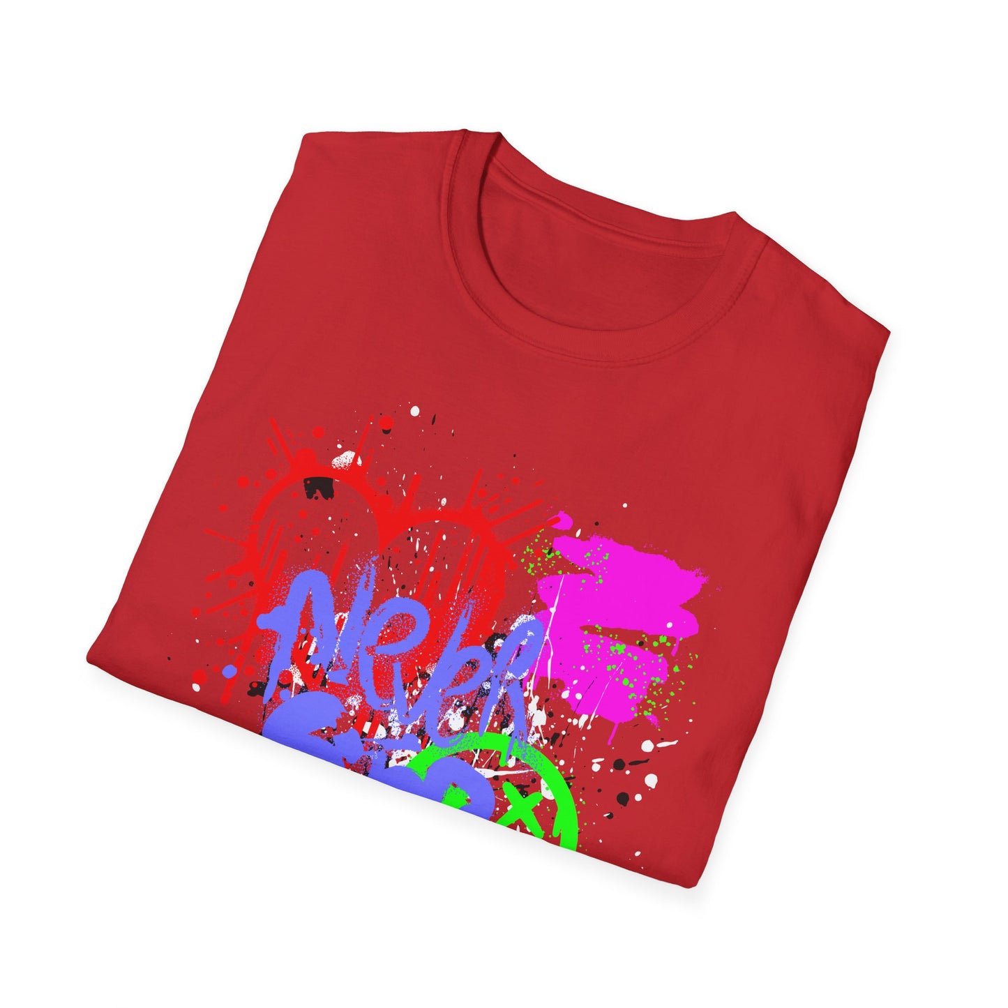Never Stop | Colorful Kids Shirt | Cool Teen Shirt | Graffiti Fashion | Trending | Cool Design | Birthday Gift | Unisex Softstyle T-Shirt
