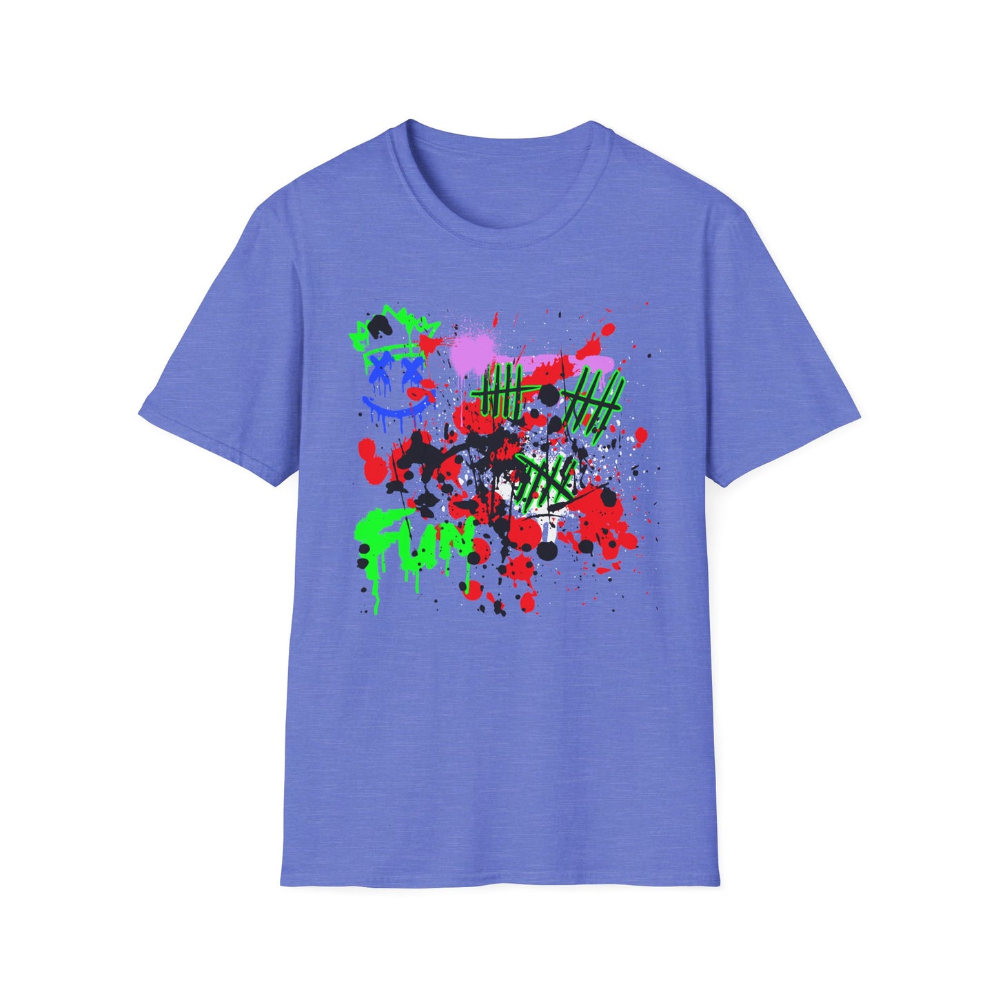 FUN Graffiti Shirt | Adult Shirt | Teen Clothes | Cool Shirt | Funny Fashion | Trending | Birthday Gift | Unisex Softstyle T-Shirt