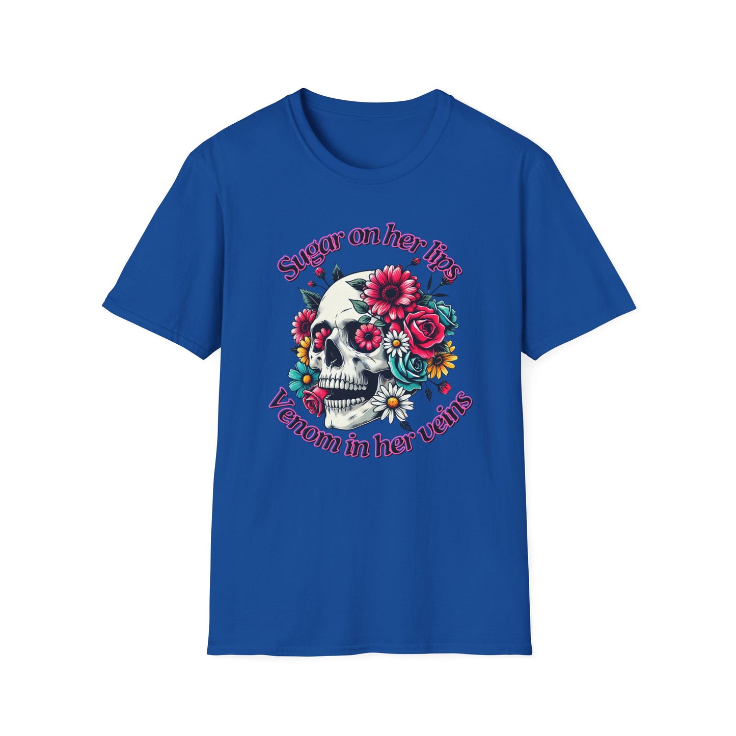 Sugar on her lips | Adult Clothes | Teen Shirt | Cool Shirt | Trending | Birthday Gift | Unisex Softstyle T-Shirt