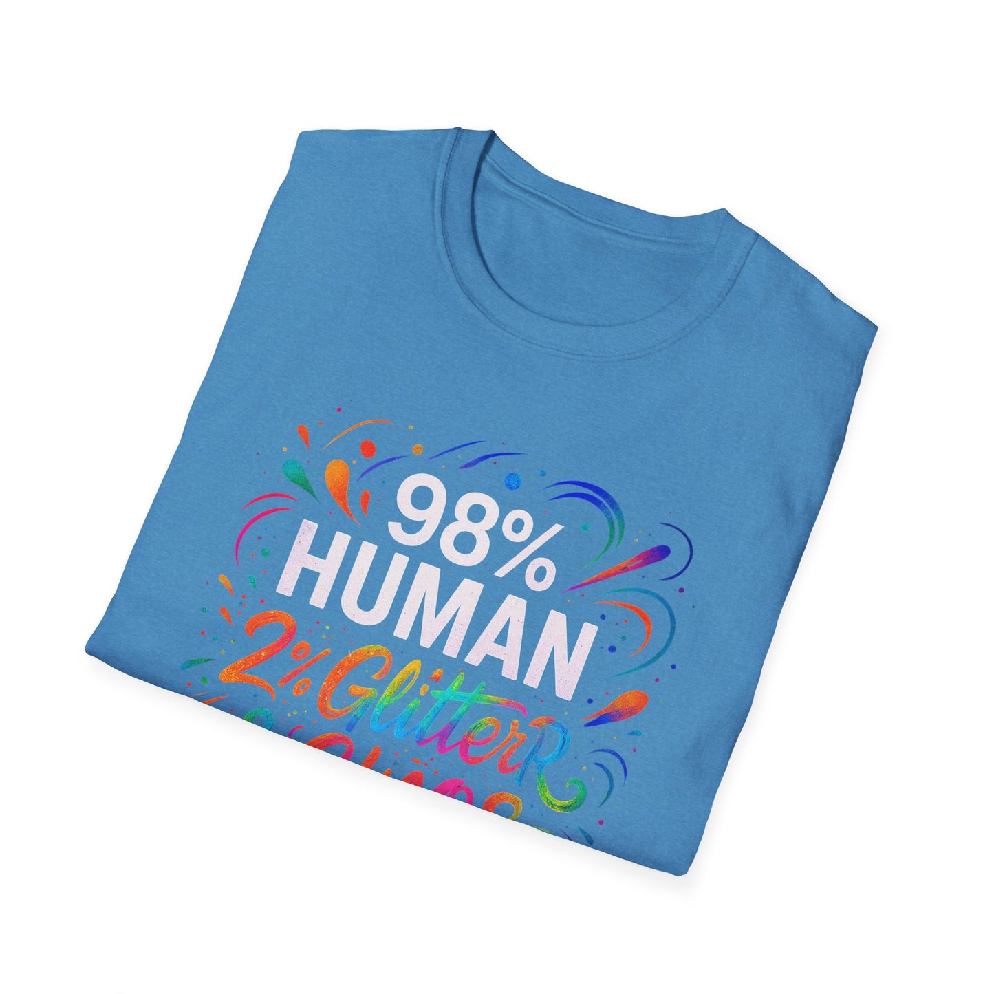 2% Glitter & Chaos | Adult Funny Shirt | Teen Shirt | Trending | Birthday Gift