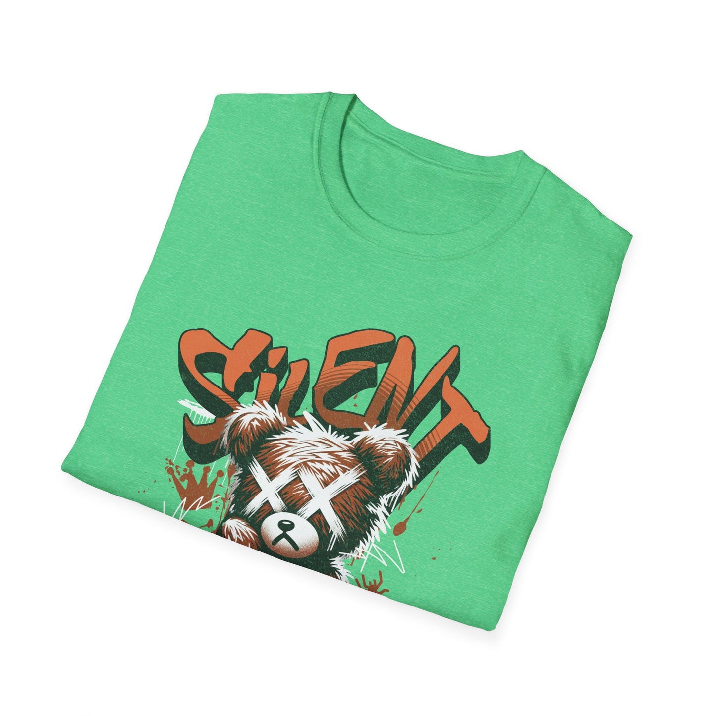 Silent Love | Adult Clothes | Teen Shirt | Love Bear | Trending | Birthday Gift