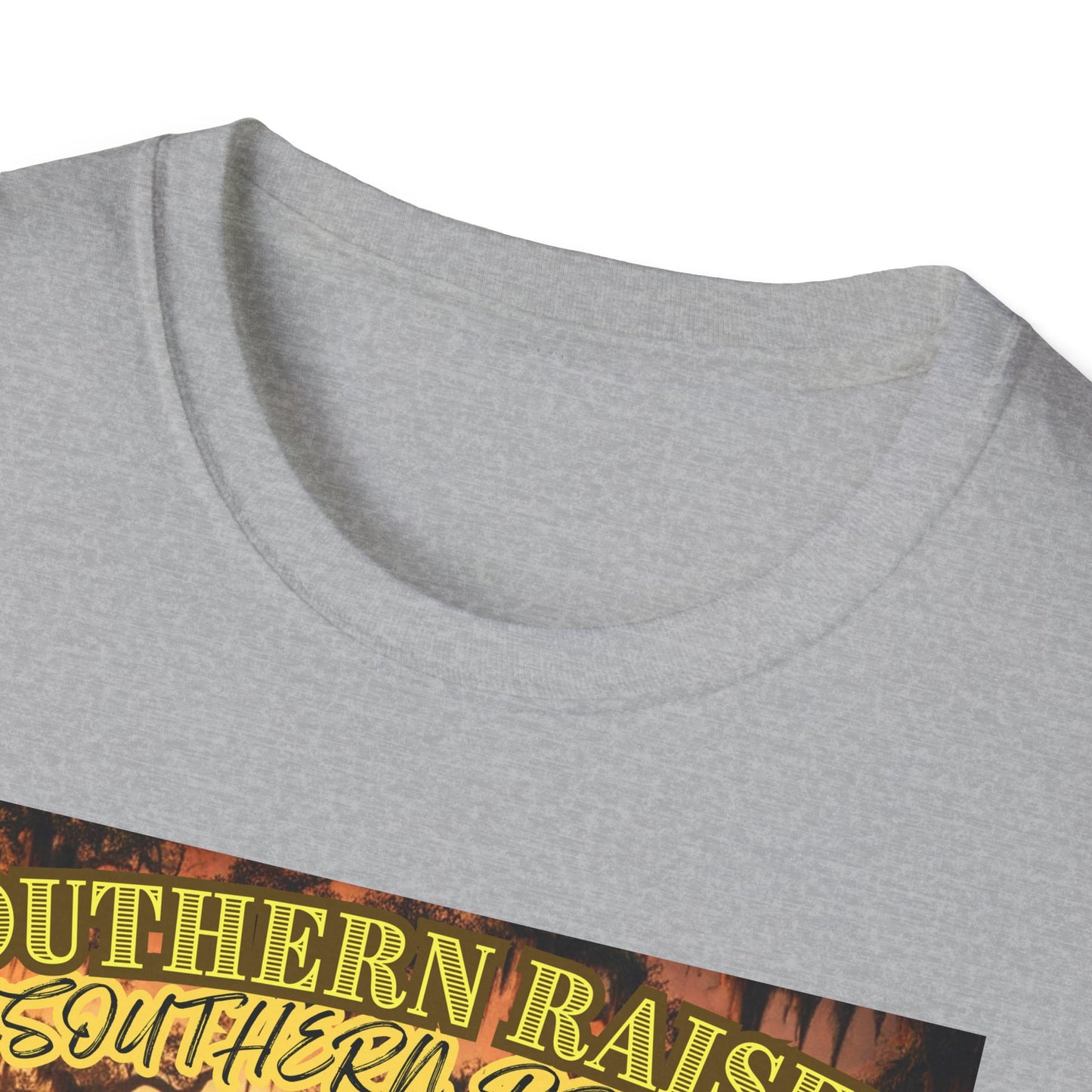 Southern Raised Southern Proud | The South Shirt | Adult Clothes | Teen Shirt | Trending | Birthday Gift | Unisex Softstyle T-Shirt
