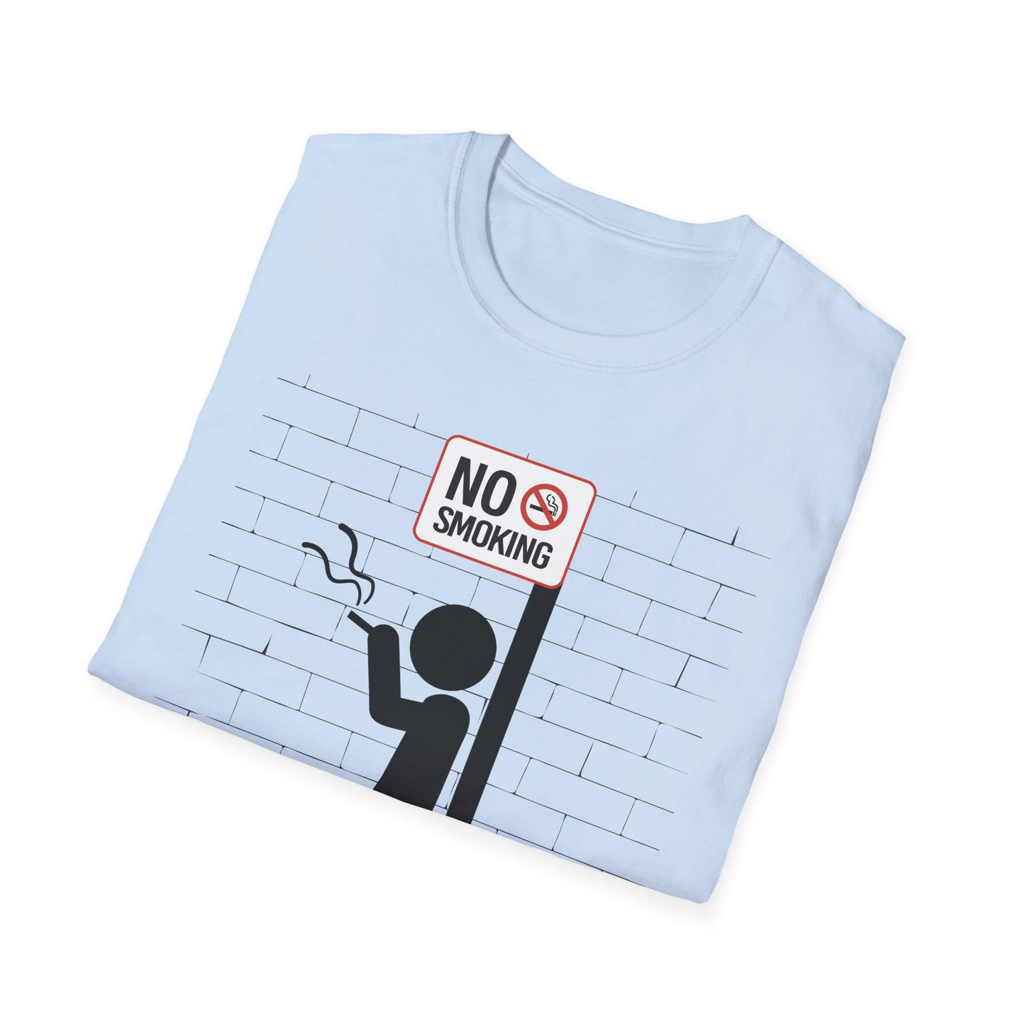NO SMOKING | Funny Adult Shirt | Fashion | Trending | Birthday Gift | Unisex Softstyle T-Shirt