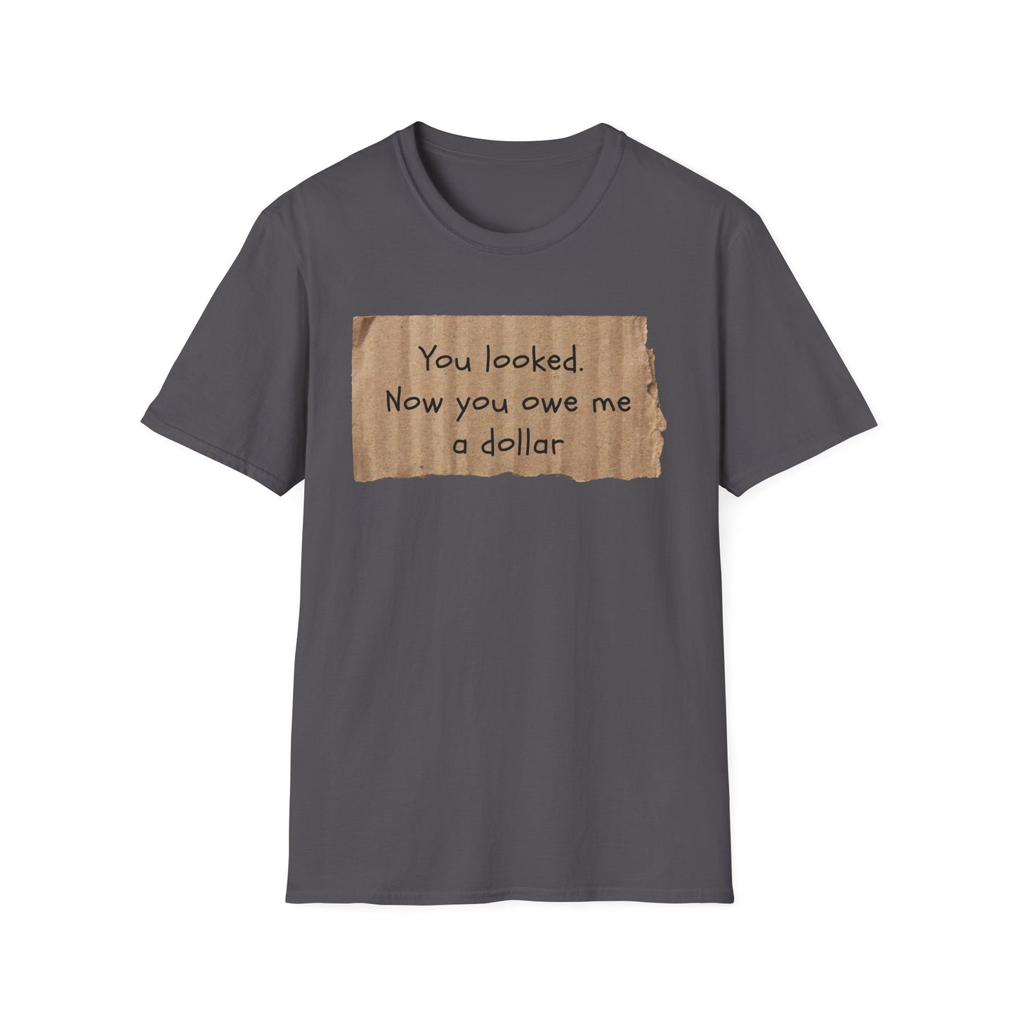 You Looked | Funny Adult Shirt | Teen Clothes | Humor Shirt | Trending | Birthday Gift | Unisex Softstyle T-Shirt