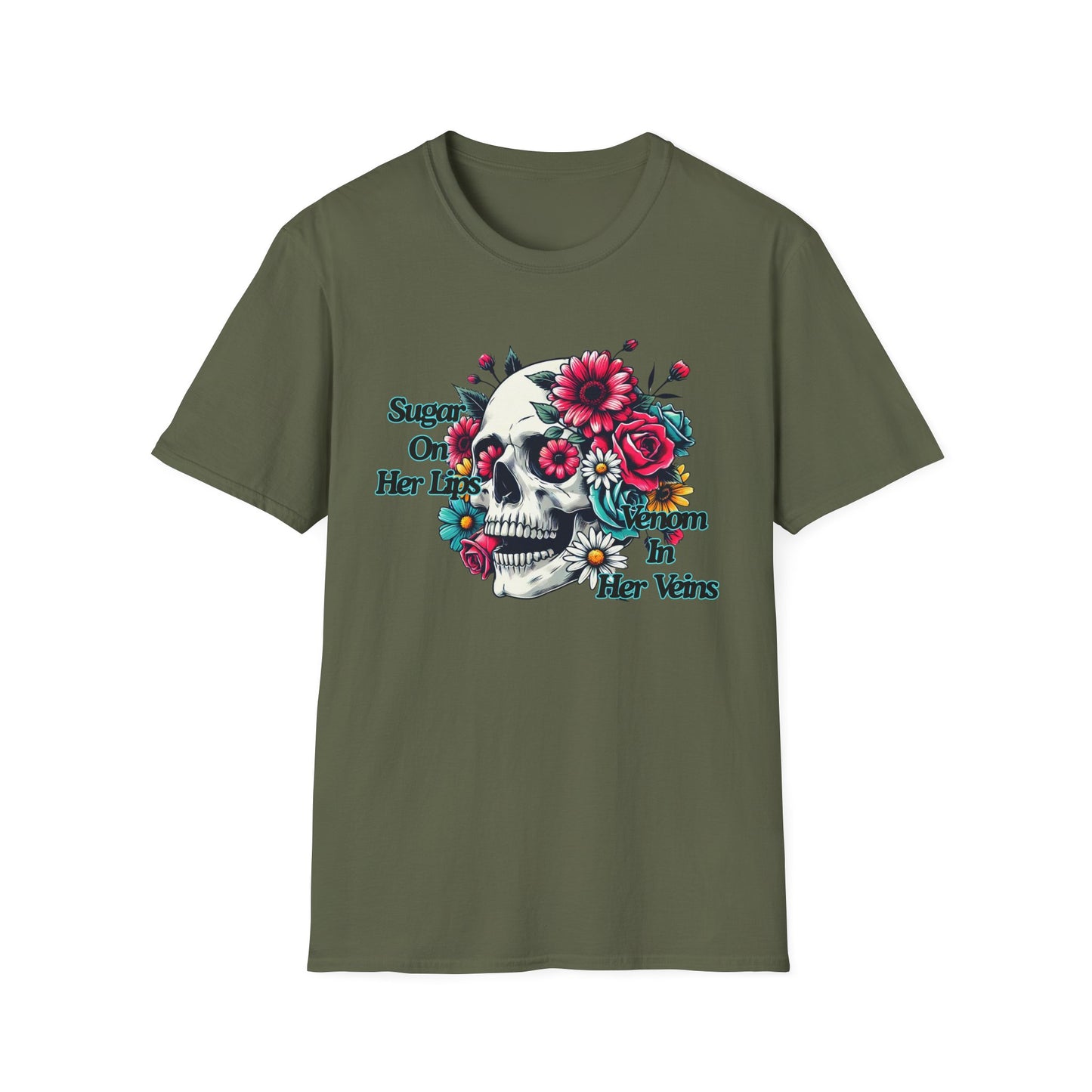 Sugar On Her Lips | Adult Shirt | Teen Clothes | Fashion | Trending | Birthday Gift | Unisex Softstyle T-Shirt