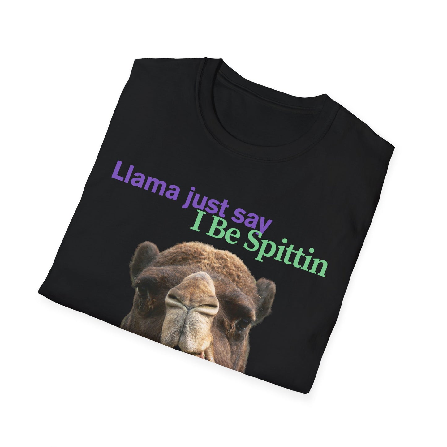 I Be Spittin | Funny Llama Shirt | Teen Clothes | Adult Shirt | Kids Clothes | Trending | Birthday Gift | Unisex Softstyle T-Shirt
