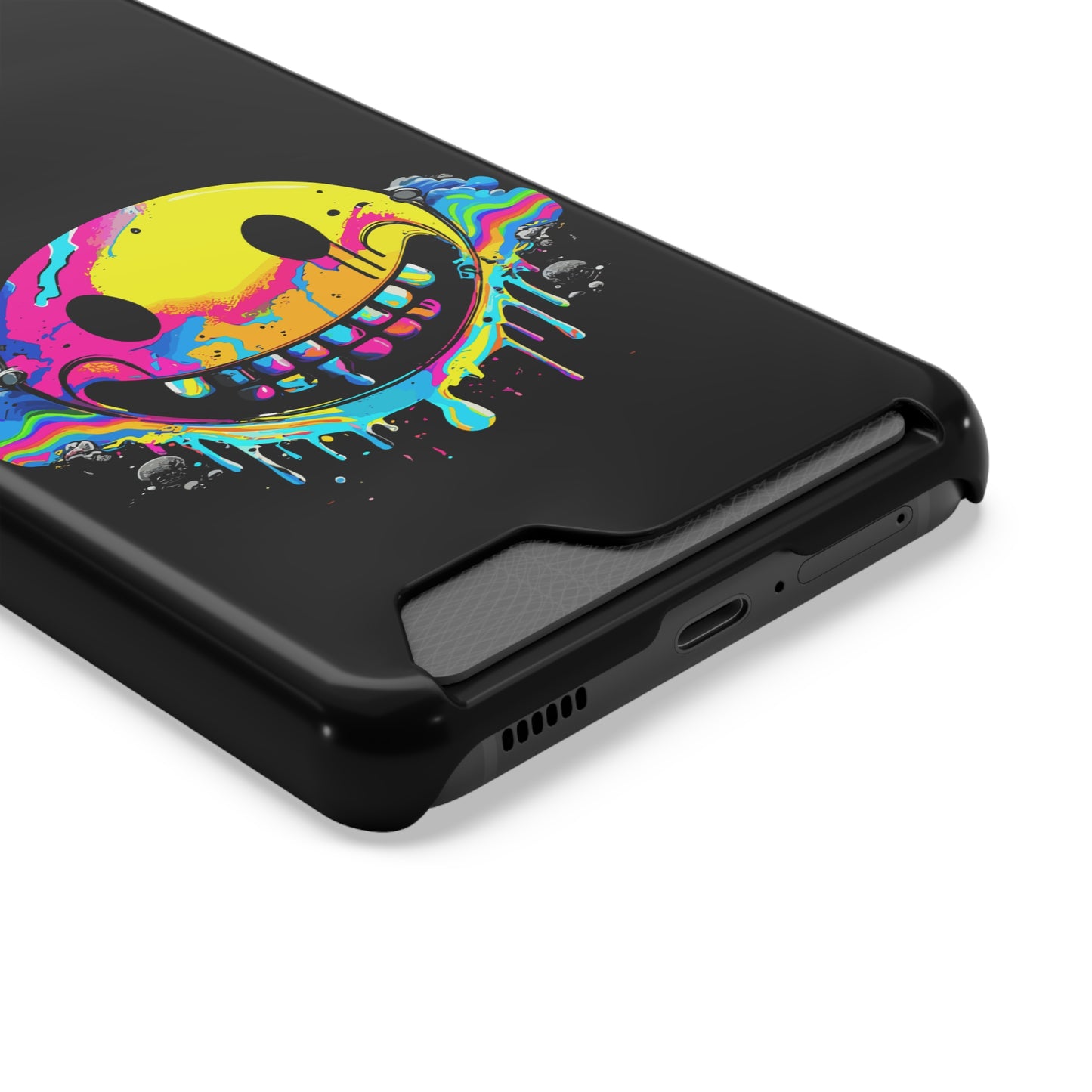 Smile With Me | Impact-Resistant Phone Case With Card Holder | iPhone Samsung Models