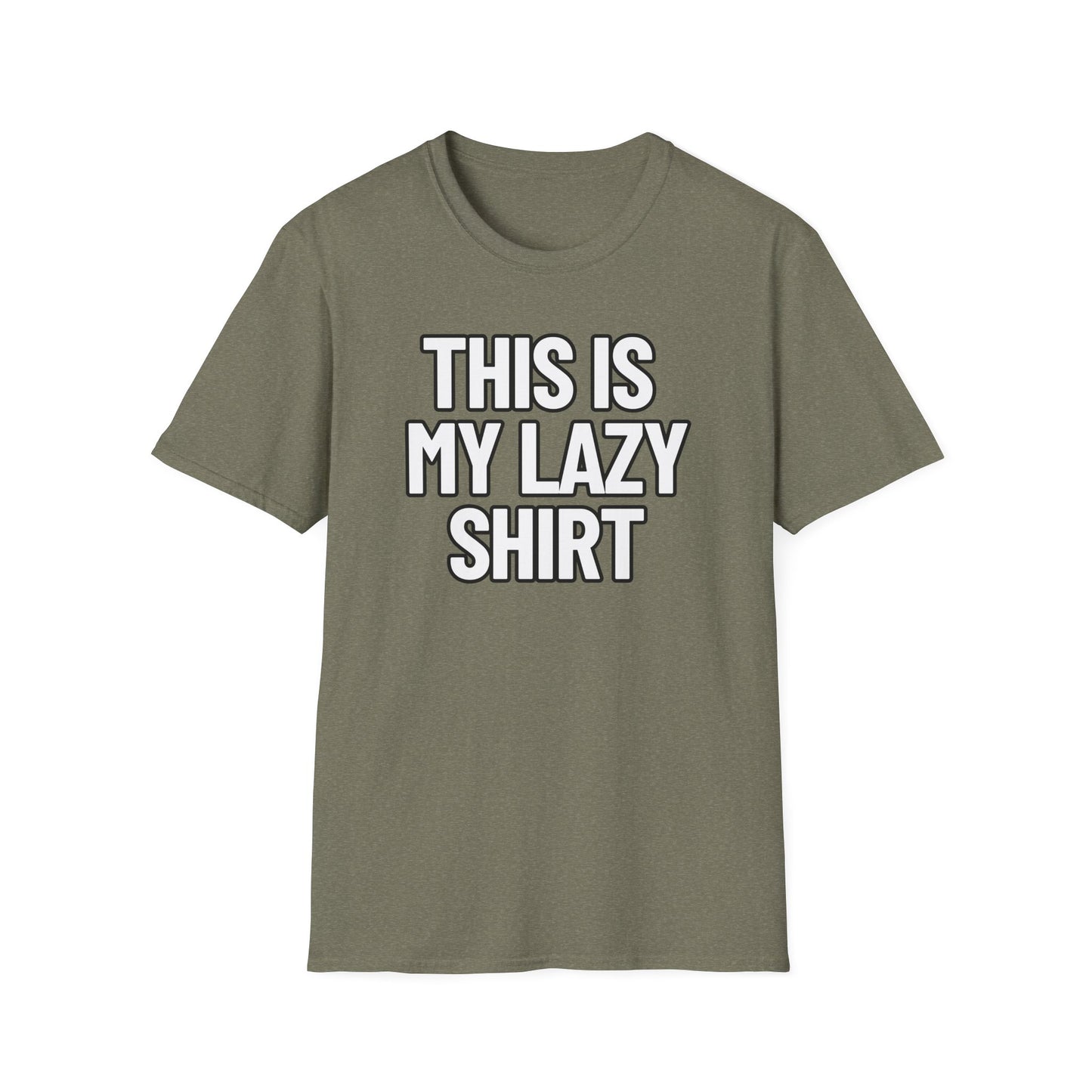 This Is My Lazy Shirt | Adult Shirt | Teen Clothes | Cool Shirt | Funny Fashion | Trending | Birthday Gift | Unisex Softstyle T-Shirt