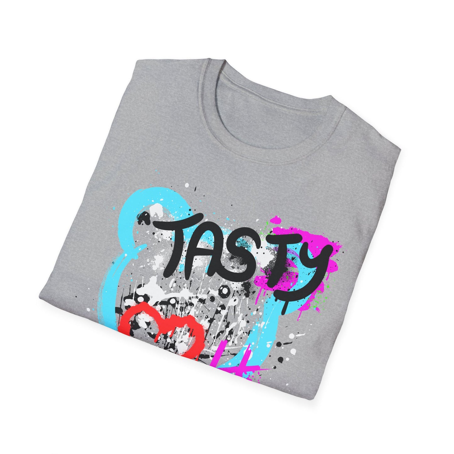 Tasty Graffiti Shirt | Colorful Shirt | Cool Teen Shirt | Fashion | Trending | Dope Design | Birthday Gift | Unisex Softstyle T-Shirt