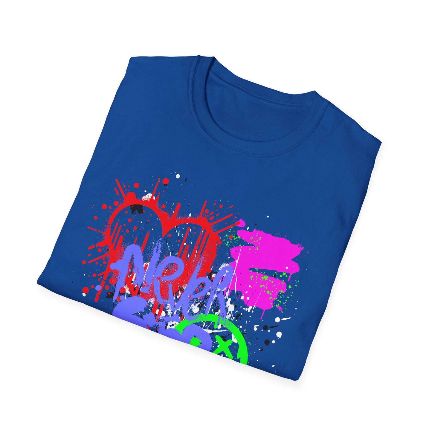 Never Stop | Colorful Kids Shirt | Cool Teen Shirt | Graffiti Fashion | Trending | Cool Design | Birthday Gift | Unisex Softstyle T-Shirt
