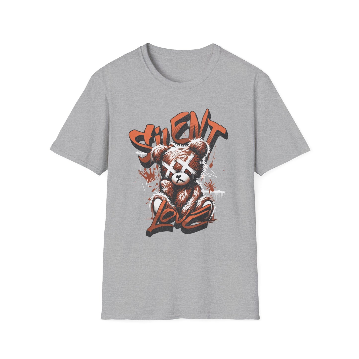 Silent Love | Adult Clothes | Teen Shirt | Love Bear | Trending | Birthday Gift