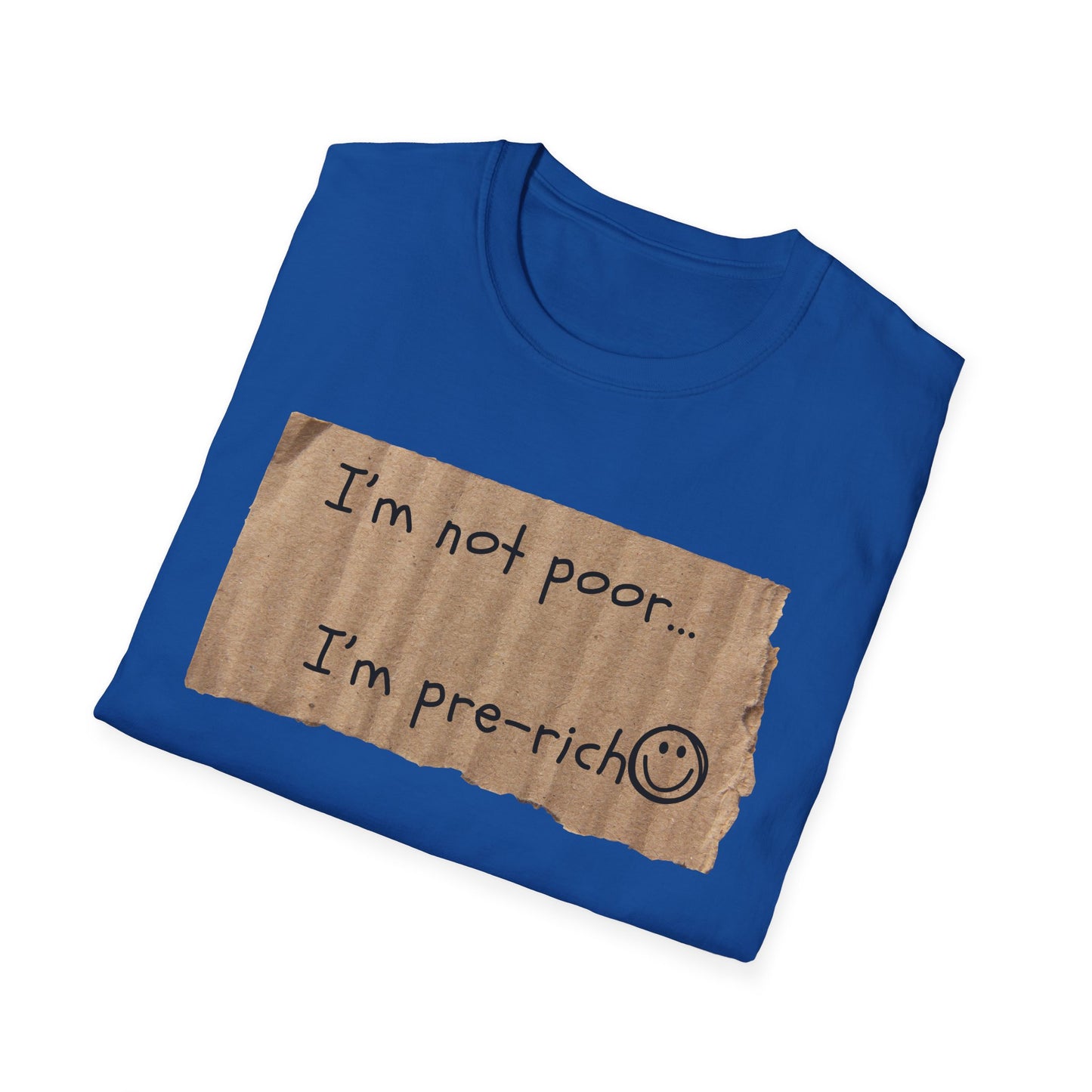 Pre-Rich | Funny Adult Shirt | Teen Clothes | Humor Shirt | Trending | Birthday Gift | Unisex Softstyle T-Shirt