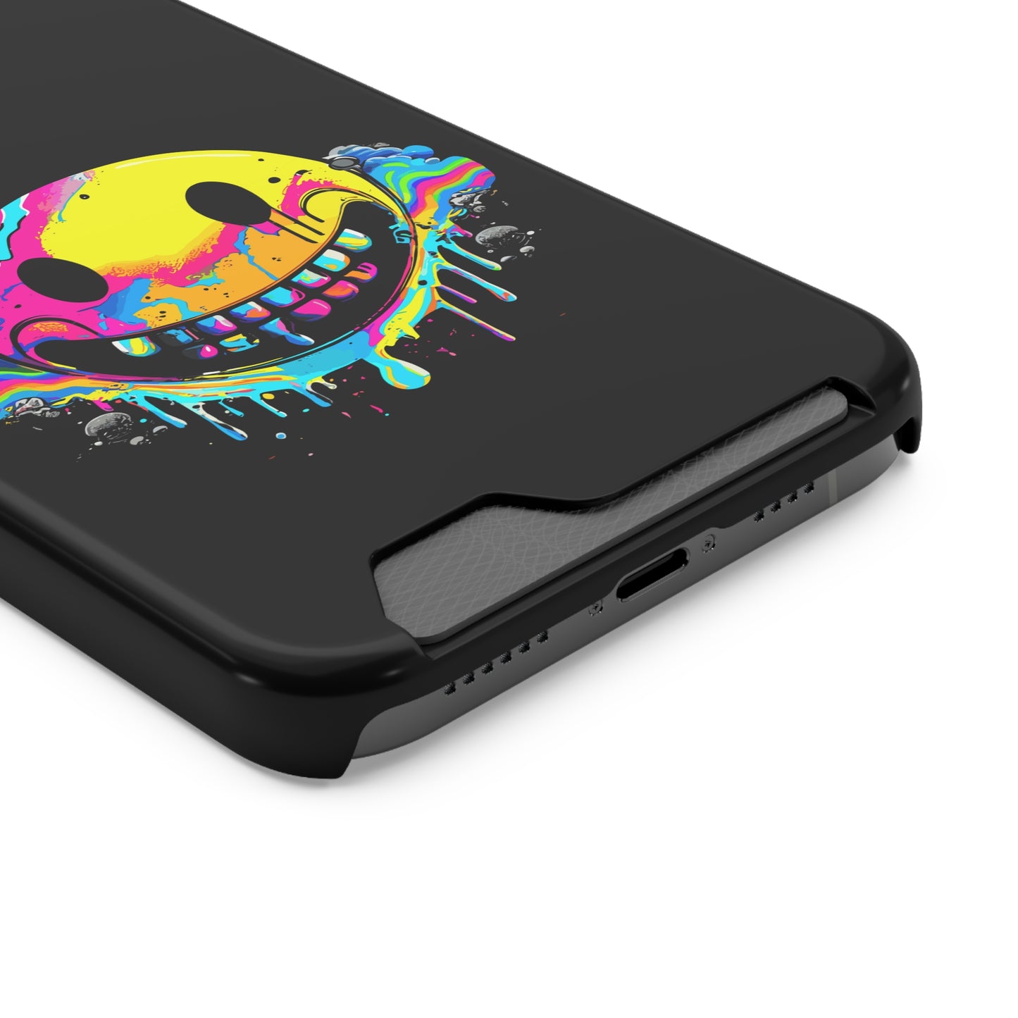 Smile With Me | Impact-Resistant Phone Case With Card Holder | iPhone Samsung Models