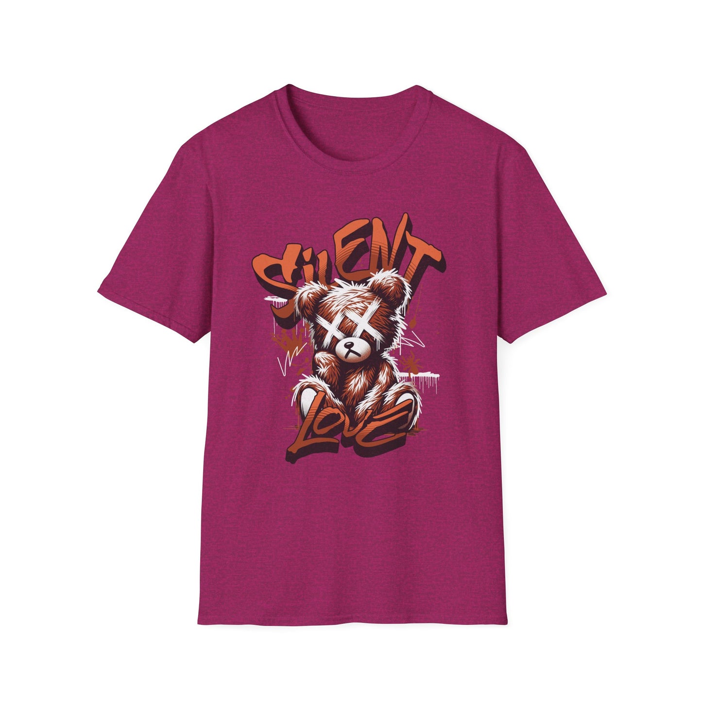 Silent Love | Adult Clothes | Teen Shirt | Love Bear | Trending | Birthday Gift
