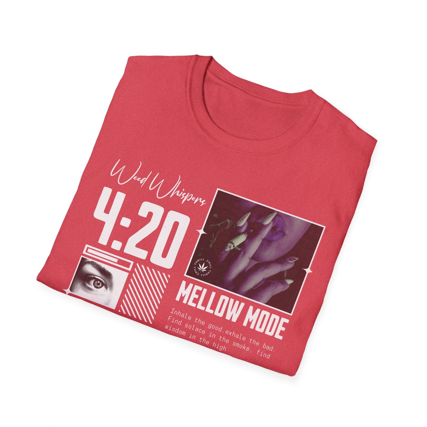 Mellow Mood | Adult Clothes | 420 | Trending | Birthday Gift | Softstyle Tshirt