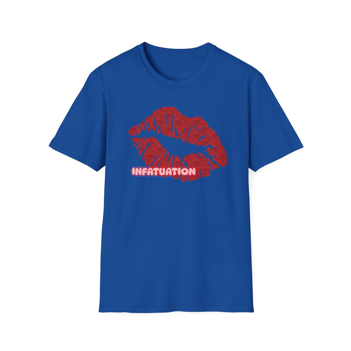 Infatuation | Adult Shirt | Womans Clothes | Kiss Shirt | Trending | Birthday Gift | Unisex Softstyle T-Shirt