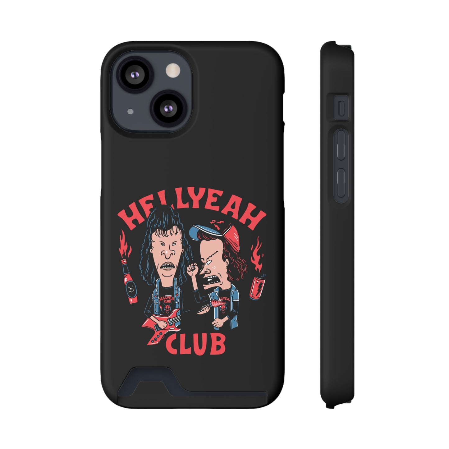HellYeah Club | Impact-Resistant Phone Case With Card Holder | iPhone Samsung Models