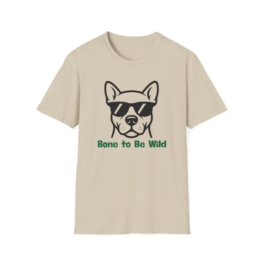 Bone To Be Wild | Funny Dog Shirt | Fashion | Trending | Dog Lover | Cool Design | Birthday Gift | Unisex Softstyle T-Shirt