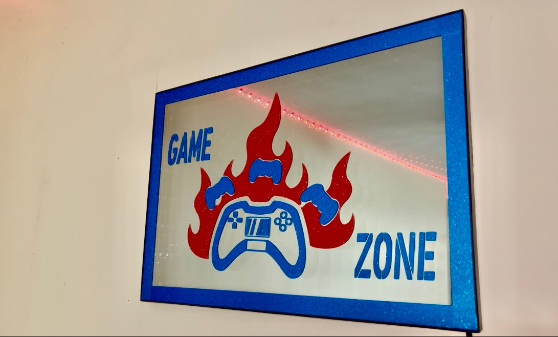 The Game Zone | LED Infinity Mirror Wall Art Home Décor