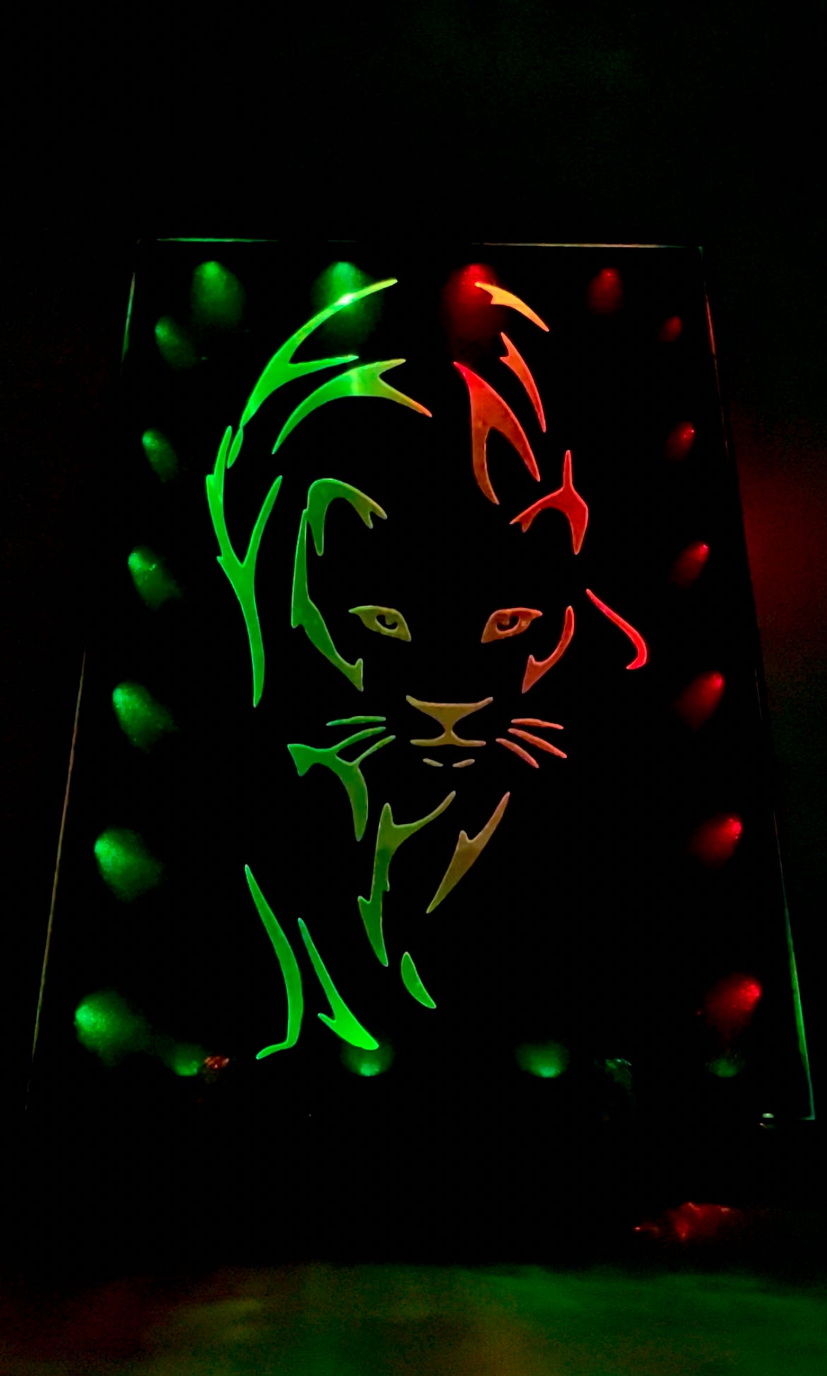 Panther (Full Face) | LED Infinity Mirror Wall Art Home Décor