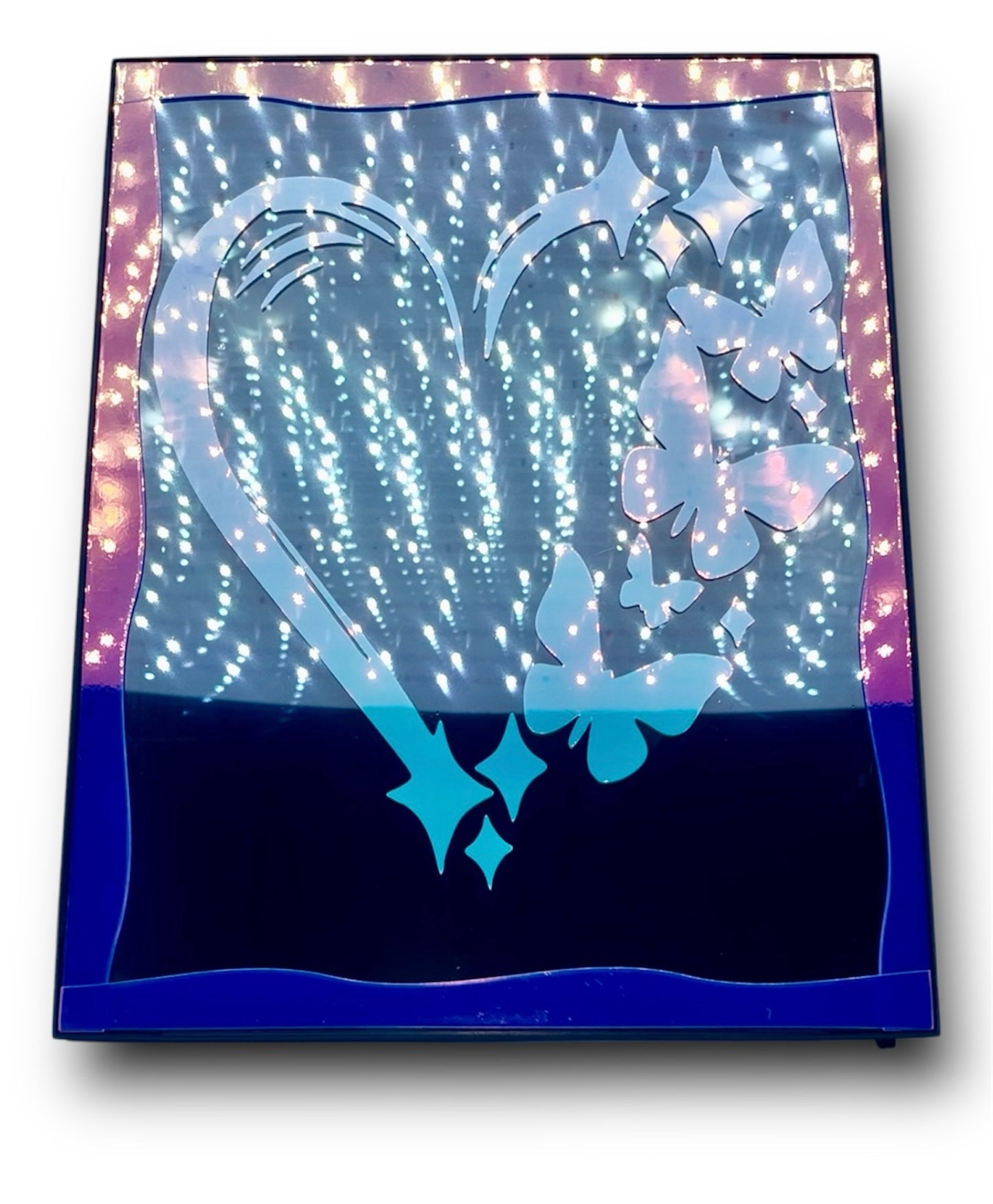 Wings of Love | LED Infinity Mirror Wall Art Home Décor