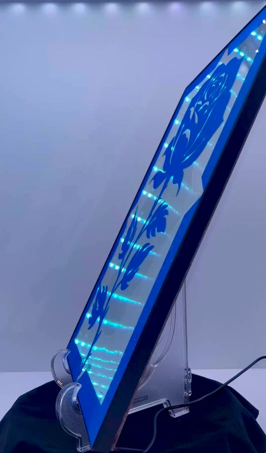 Eternal Rose Vibrant | LED Infinity Mirror Wall Art Home Décor